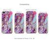 Electric Rainbow Marble iPhone Case