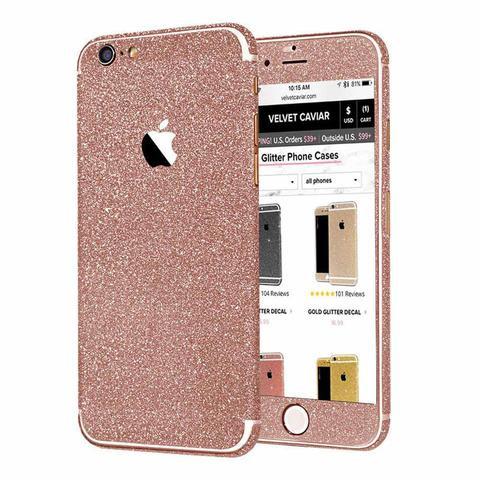 PINK GLITTER DECAL