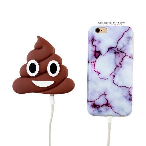 Poop Emoji 2000 mAh Portable Power Bank Phone Charger