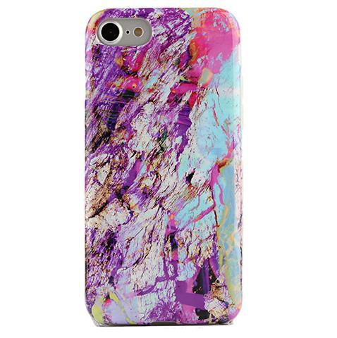 Electric Rainbow Marble iPhone Case