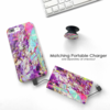 Electric Rainbow Marble iPhone Case